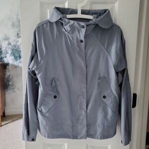 ✅ Everlane Cropped City Anorak, Blue-Grey (XS)*